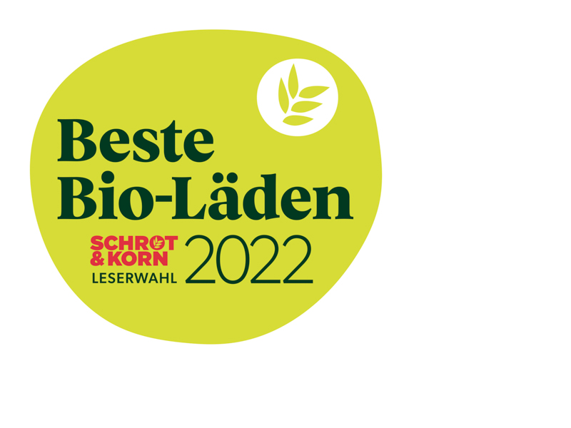 Logo Schrot und Korn Leserwahl - Beste Bioläden 2022