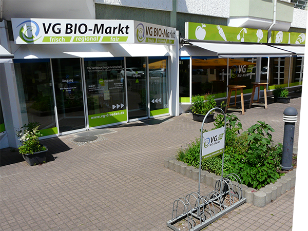 VG Biomarkt Johannstadt Außenansicht